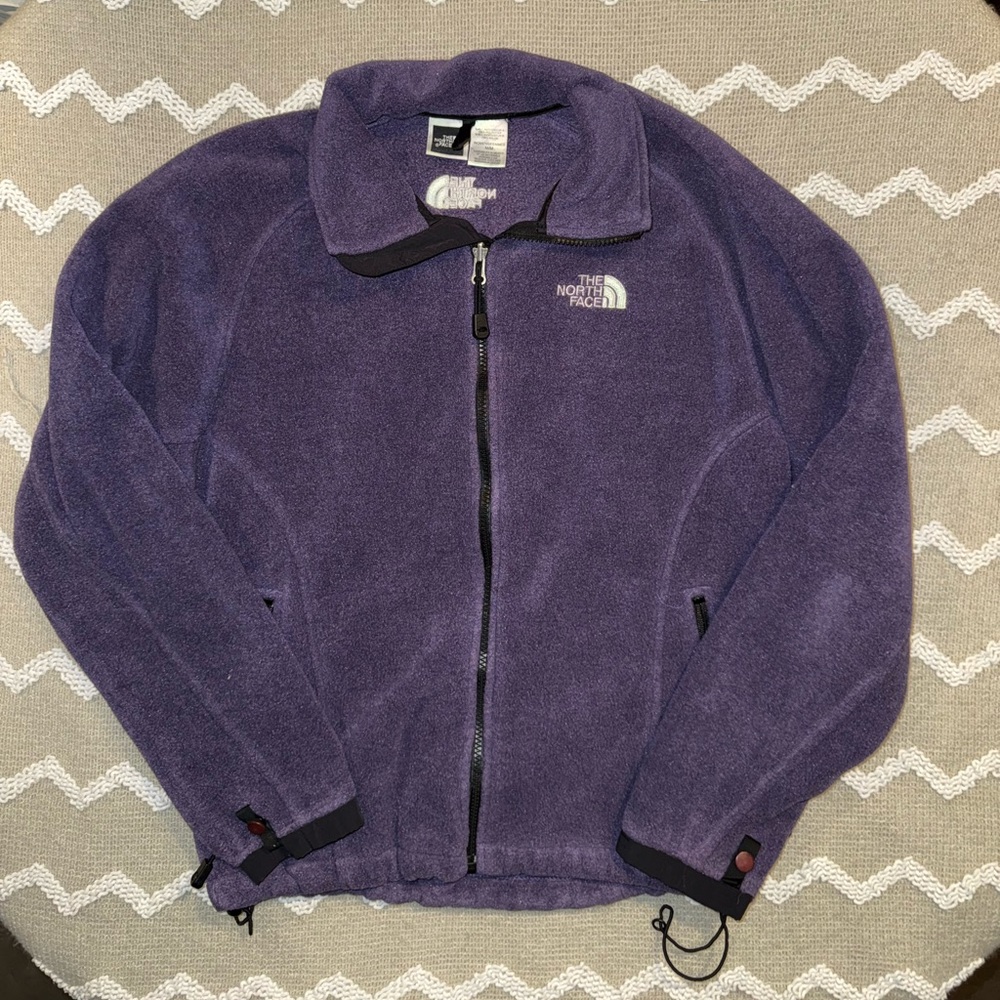 The North Face Deep Purple Fleece womens zip Jacket